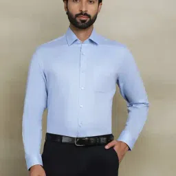 JadeBlue Sky Blue Cotton Regular Fit Shirt-picture-46