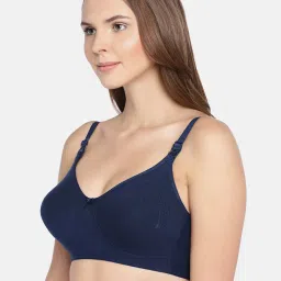 Inner Sense Navy Non Wired Non Padded Nursing Bra (Pack Of 2) image 3