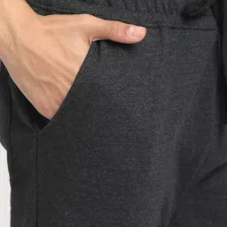 R&B Charcoal Cotton Regular Fit Joggers image 5