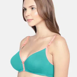Inner Sense Green Non Wired Non Padded Nursing Bra (Pack Of 3) image 3