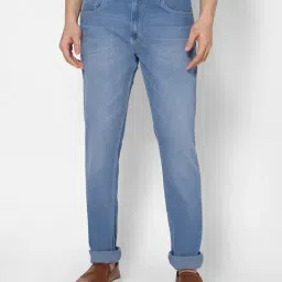 HJ HASASI Blue Slim Fit Stretchable Jeans-picture-40