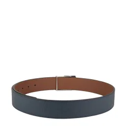 Tommy Hilfiger Jenson Blue Leather Reversible Belt for Men image 3