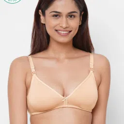 Inner Sense Beige Non Wired Non Padded Nursing Bra image 1