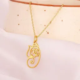 GIVA 92.5 Sterling Silver Vinayaka Blessing Pendant for Women-picture-11