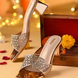 Rocia by Regal Women's Rose Gold Casual Sandals-picture-45