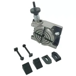 A.D INTERNATIONAL Rotary Table Size 3 inch (80 mm) with M6 Clamp Kit for Milling Machine, 4V-JVFV-Z78I image 3