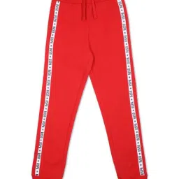 U.S. Polo Assn. Kids Red Cotton Regular Fit Joggers-picture-37