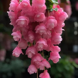 oakwood farms Oakwood Farms® Weeping begonia flower bulbs For Your home Gardening Pack of 2 bulbs (PINK) image 1