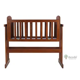 Arcedo  Amber 2 in 1 Wooden Baby Swing Walnut - Dark Brown image 2