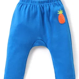 Babyhug Interlock Full Length Diaper Leggings Fruits Print Pack of 3 - Multicolour image 2