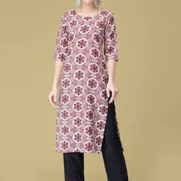 7Threads Women Pack Of 6 Ethnic Motifs Printed Daily Straight Kurtas-picture-33