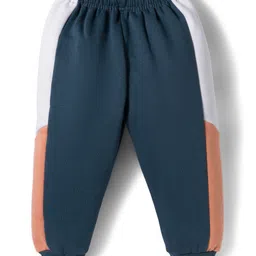 Teddy Fleece Knit Full Sleeves Winter Wear Hooded T-Shirt & Lounge Pant Set With Text Print - Rust Orange image 4