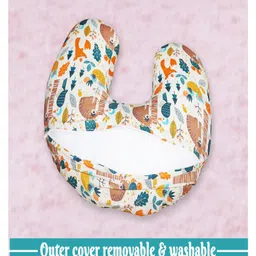 Oscar Home Breastfeeding Pillow with a Detachable Headrest Baby Head Support Pillowcase Removable Pandora - Multicolour image 5