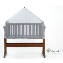 Arcedo  Amber 2 in 1 Wooden Baby Swing Walnut - Dark Brown image 5