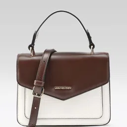 Van Heusen Colourblocked Structured Satchel Bag-picture-44