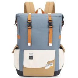 Skybags Canvas 01 Grey Polyester Printed Laptop Backpack - 20 Ltrs-picture-32