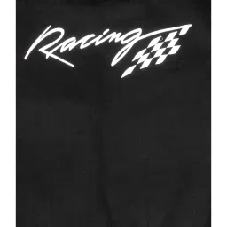 Kiddopanti Kids Black Printed Full Sleeves Sweatshirt image 3