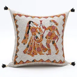 Living Roots Jaipuri Multicolor Cotton Cushion Covers - Set of 5 image 3