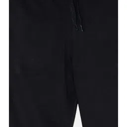 Kiddopanti Kids Jet Black Solid Trackpants image 3