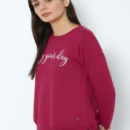 Allen Solly Pink Printed Sweatshirt image 3