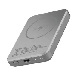 Stuffcool Click 5000mAh Magnetic Wireless Powerbank (Grey) image 3