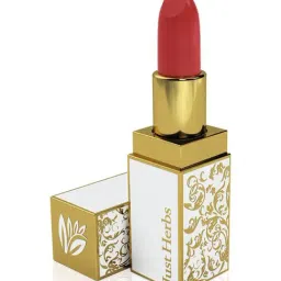 JUST HERBS Ayurvedic Half Size Lipstick 06 Burnt Red - 1.8 gm image 1