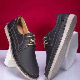 San Frissco Men's Black Derby Shoes-picture-44