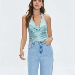 Forever 21 Blue Regular Fit Top-picture-16