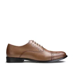 Hats Off Accessories Men's Tan Brogue Shoes-picture-14