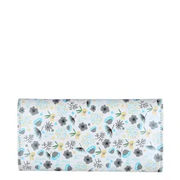 Bellissa White & Grey Printed Bi-Fold Wallet for Women image 3