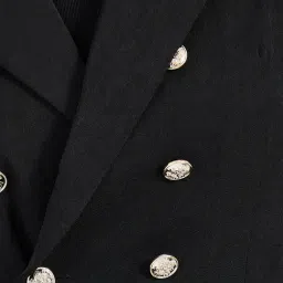 Styli Black Polyviscose Regular Fit Blazers image 4