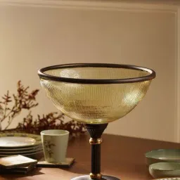 Pure Home and Living Amberand Brown Aluminium Decorative Bowls-picture-37