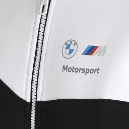 Puma Motorsport White Full Sleeves Hooded Jacket image 4
