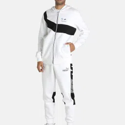 Puma Motorsport White Full Sleeves Hooded Jacket image 5