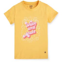 Gini & Jony Kids Yellow Printed Top-picture-45