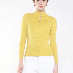 showoffff SHOWOFF Yellow Regular Fit Top-picture-44