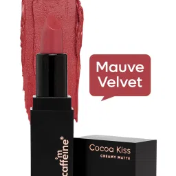 mCaffeine Cocoa Kiss Creamy Matte Lipstick Mauve Velvet - 4.2 gm image 2