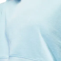 IZF Blue Oversized Crop Sweatshirt image 4