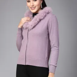 Mafadeny Mauve Regular Fit Sweater image 3