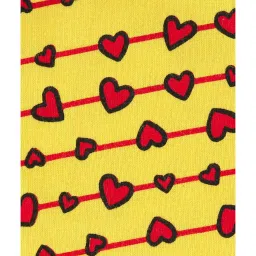 Kiddopanti Kids Yellow Printed Shorts image 3