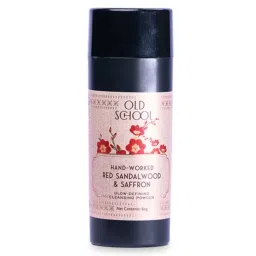 Old School Rituals Hand-Worked Red Sandalwood & Saffron Glow Defining Cleansing Powder - 60 gm image 1