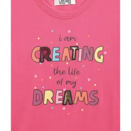 Cantabil Kids Pink Printed T-Shirt image 3