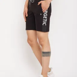 Duke Black Regular Fit Printed Shorts image 3