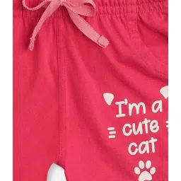 Sweet Dreams Kids Pink Printed Shorts image 3