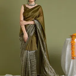Vinusto Tabaco Brown Ashwin D21 Saree image 1
