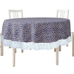 Bianca Classic Clear Blue Pvc 4 Seater Table Cloth image 3