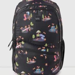 Wildcraft Black Champ Wiki 4 Printed Medium Backpack image 1