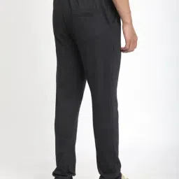 R&B Charcoal Cotton Regular Fit Joggers image 2