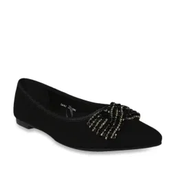 Forever Glam by Pantaloons Women's Black Flat Ballets image 3