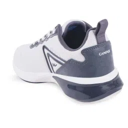 Campus Kids PADEL JR Off-White & Grey Running Shoes image 3